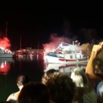 13 Agosto 2018 – Sbarco della Madonna di Trapani al porto peschereccio